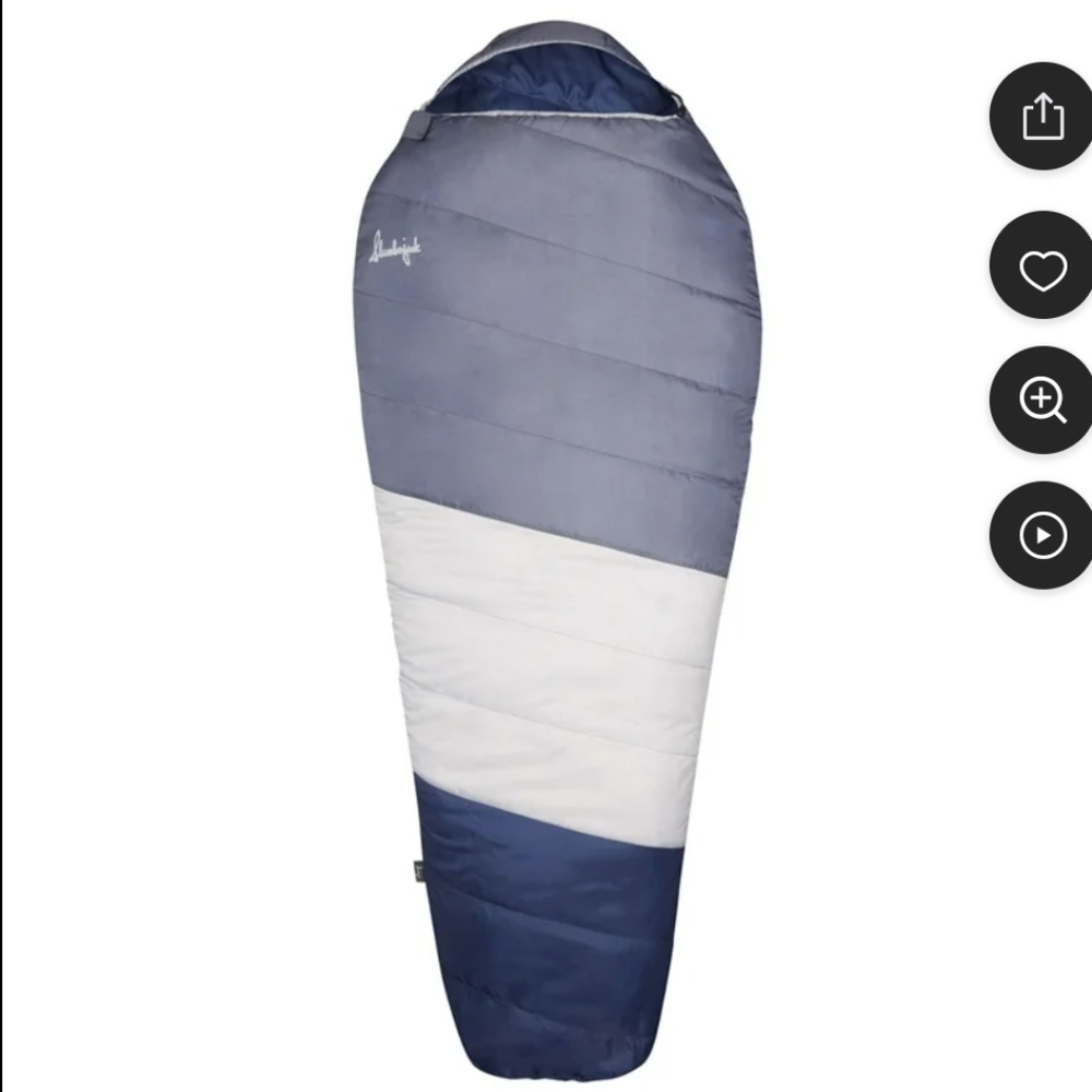 New Slumberjack 40F Sky Pond Mummy Sleeping Bag blue
